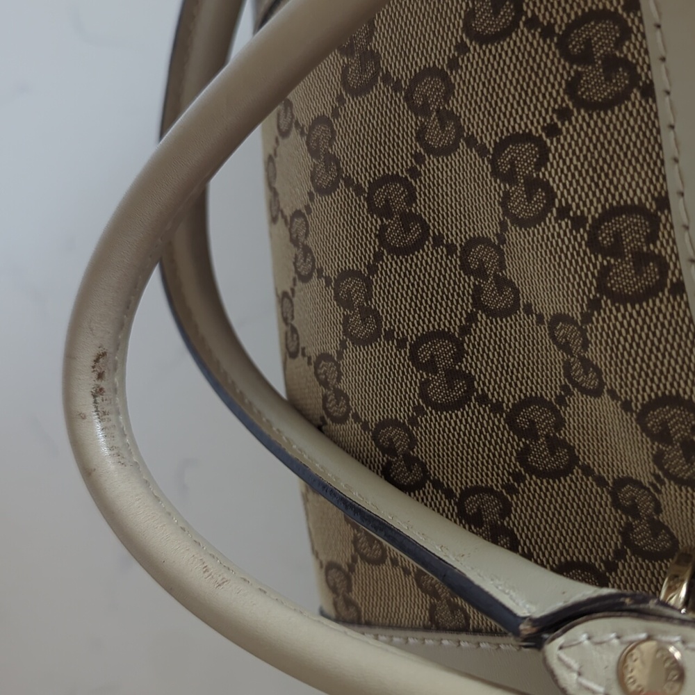 NOT FOR SALE SOLD Gucci Canvas Tote Vintage - Picture 15 of 15
